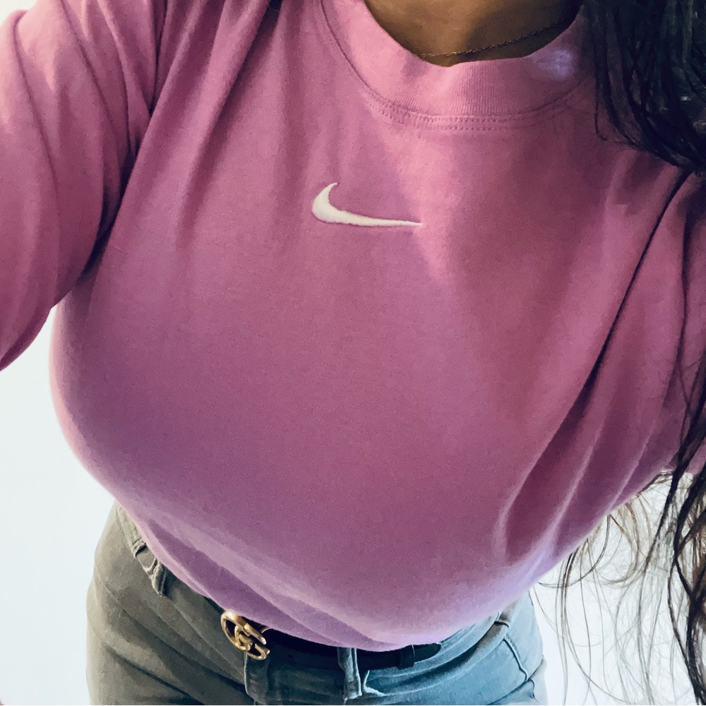 Nike Pink Long Sleeve Shirt 🦋 Color "Rush Fuchsia"